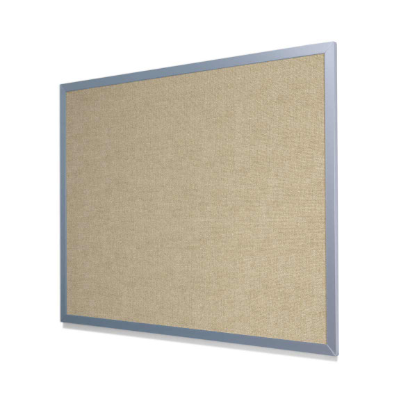 Guilford of Maine FR701 Wheat Cork Board with Light Aluminum Frame